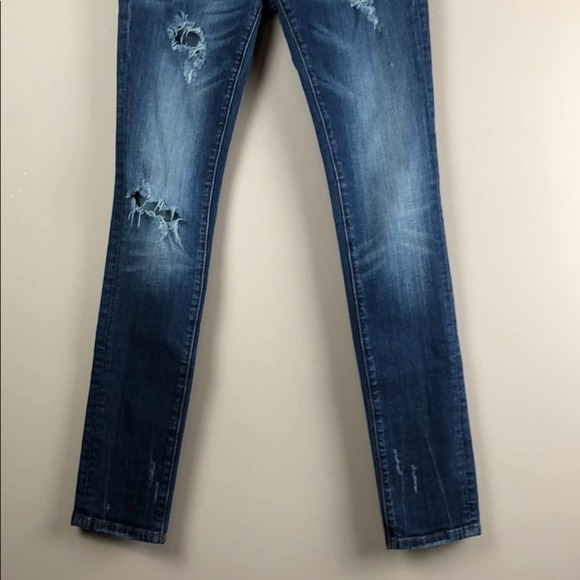 Rerock for Express Distressed Skinny Jeans (2) - Picture 3 of 8